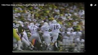 1984 Penn State at Iowa Football Highlight Shows [upl. by Anne-Corinne]