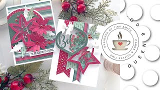 Super Easy Shaker Card Kits  Queen amp Co Heartfelt Holidays Cardmaking Kit [upl. by Latta749]