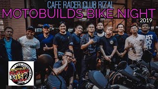 Moto Builds 2019 Bike Night  Cafe Racer Club Rizal  Rusi Classic 250 [upl. by Cletis]