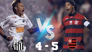 Santos vs Flamengo 45 NEYMAR vs RONALDINHO Brasileirao 2011 [upl. by Margaux]