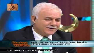 Nihat Hatipoğlu Çok Büyük Günahlar işledim Tövbe Edersem kabul olur mu [upl. by Ylrbmik]