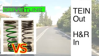 TEIN vs HampR Lowering Springs  Test Review amp Comparison [upl. by Aloke529]