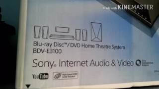 ReviewsSony 51 Home theater BDV E3100 and Panasonic AS630 32quotFHD TV [upl. by Hannis]