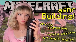 ASMR Building a Minecraft House [upl. by Yelyac140]