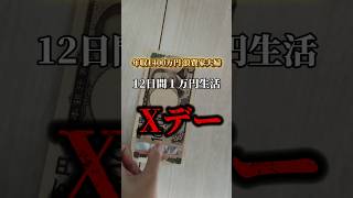 12日間一万円生活中【お出かけの日】乗り切れるのか？お金ない 極貧 赤字 年収1000万以上 貯金なし 料理 専業主婦 自炊 貯金できない 高収入 家計簿 貯金できない [upl. by Carolus]