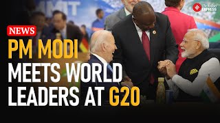 G20 Summit PM Modi Strengthens Global Ties At G20 in Brazil Meets Biden Meloni And World Leaders [upl. by Milan]