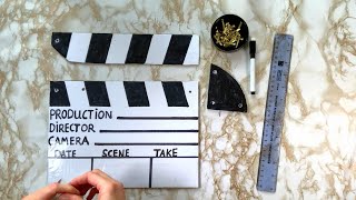 HOW TO MAKE A MOVIE CLAPPERBOARD DOOR SIGN  Cinemagic Dublin 21 [upl. by Pufahl]