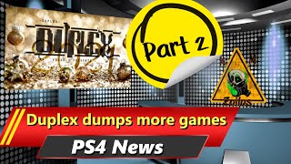 PS4 News  PART 2 Duplex dumps more games and updates Jan 2021 [upl. by Hanafee]