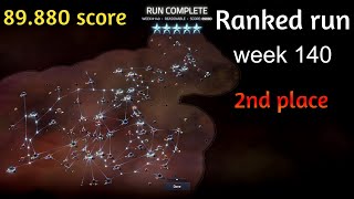 Slipways v 13  Ranked run week 140  89880 score finished 2nd [upl. by Maccarone]