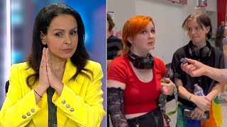 Lefties losing it Rita Panahi calls out trans voter’s ‘paranoid delusions’ about Trump [upl. by Clere546]