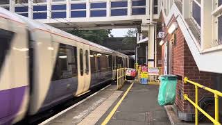 Elizabeth Line class 345 departing from Chadwell Heath and another 345 arriving [upl. by Berghoff42]