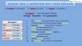 Deutsche Wortschatz  11 TAG [upl. by Aisatsan]