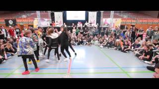 THE PEANUTS vs WMYC CREW  Team Battle Juniors  TAF Deutsche Hip Hop Meisterschaft 2016 [upl. by Ardnaiek]