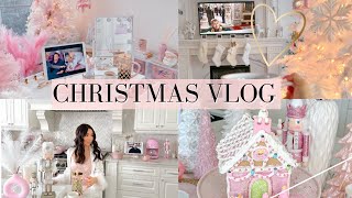 CHRISTMAS VLOG🎀 PINKMAS SLMISSGLAM [upl. by Proud]