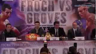 Froch v Groves FULL press conference [upl. by Nnaharas82]