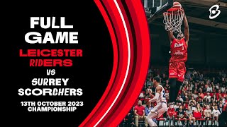 Leicester Riders vs Surrey Scorchers British Basketball League Championship  LIVE [upl. by Strohbehn]