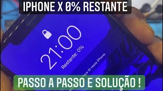 IPHONE X NÃO CARREGA 0 RESTANTE  PASSO A PASSO DOS TESTES E SOLUÇÃO [upl. by Azyl]