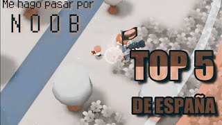 ME HAGO PASAR POR NOOB EN BATTLELANDS ROYALE  TOP 5 DE ESPAÑA [upl. by Burny]