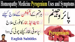 Pyrogenium 200 uses in Hindi  Uses and Symptoms  Pyrogenium  Typhoid Fever medicine  Anti Septic [upl. by Michigan]