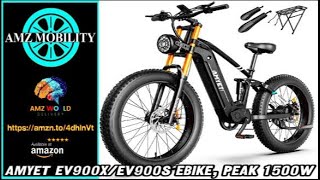 Describing AMYET EV900XEV900S Electric Bike for Adults Peak 1500W Amazon [upl. by Nanreik]