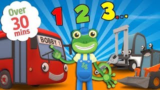 Preschool Learning Videos with Gecko  Learn Counting Colours amp Shapes For Children [upl. by Nhoj111]