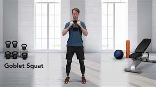 How to do a Kettlebell Goblet Squat [upl. by Ojahtnamas]