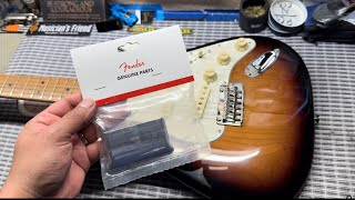 Vintage Stratocaster Bridge Cover PN￼ 0992270100 [upl. by Llehsram]