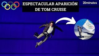 TOM CRUISE aparece en el estadio Olímpico de París  JUEGOS OLÍMPICOS [upl. by Ryder577]