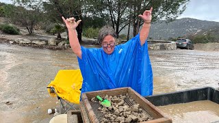 Birthday Tourmaline amp Rain at the Oceanview Mine gems tourmaline prospecting [upl. by Paske]