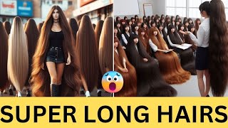 Worlds Longest Hair Meet the Girls with Super Lengthy Hairs [upl. by Gerge87]