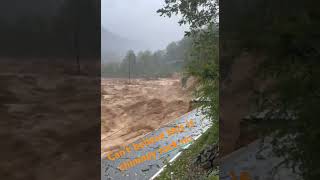 Cant believe this is chimney rock NC after hurricane helene [upl. by Frost]