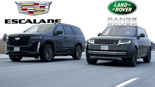 Heres Why Range Rover LWB Might Be a Better Choice Over Cadillac Escalade Platinum 3Row SUV Fight [upl. by Diahann611]