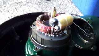 Zoeller BN152 BN152 Sewage Pump Failure with Blown Capacitor CBB20 [upl. by Nylrehs731]