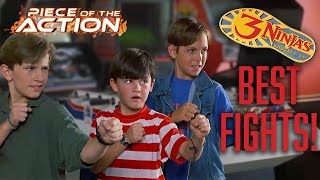 The Best Fights Of 3 Ninjas Knuckle Up  Piece Of The Action [upl. by Nerte]