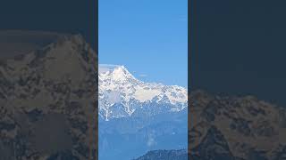 Kanchenjunga view kanchenjunga sikkim beautifultravelnaturemountain ytshortsviralyoutube [upl. by Iatnahs]