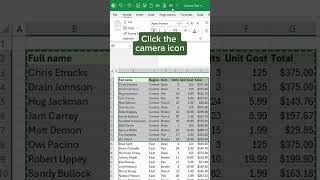 Spice Up Your Spreadsheets with EXCEL CAMERA TOOL [upl. by Iuq]