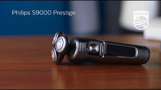 How to replace the shaving heads of your Philips S9000 Prestige electric shaver [upl. by Post564]