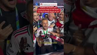 São Paulo campeão 🏆 Rafinha faz música em homenagem ao título da Copa do Brasil [upl. by Hamitaf]