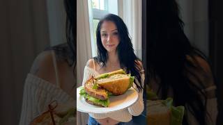 Chicken Basil Salad sandwich cooking easyrecipe [upl. by Nevile]