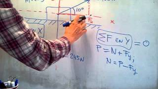 FÍS Y QUÍM 4º ESO Cómo calcular la fuerza neta en superficie horizontal sin rozamiento 2 [upl. by Ferrick191]