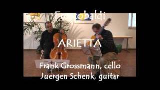 Frescobaldi quotSe laura spiraquot for Cello and Guitar [upl. by Grados]