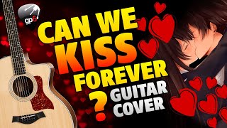 Kina – Can We Kiss Forever fingerstyle guitar cover with TABS and KARAOKE [upl. by Bourgeois]