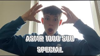 ASMR 1000 SUBSCRIBER SPECIAL QampA get to know me [upl. by Annavoeg273]