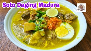 Soto Daging Madura Plus Bumbu dan Cara Rahasia Membuat Soto Daging Madura yang Endulita [upl. by Bamby]