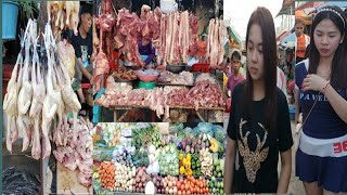 Cambodia Tour 2025 Prek Tea Market Fresh vegetables fish meat😊 [upl. by Ettenav]