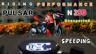 Pulsar N250 Performance test Ride review This is unexpected from this bike [upl. by Walcott]