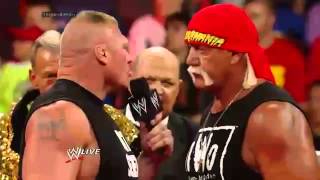 Wwe Raw 11Aug 2014 Brock Lesnar Funny Party Over GrandPa Segment [upl. by Yrtnej970]