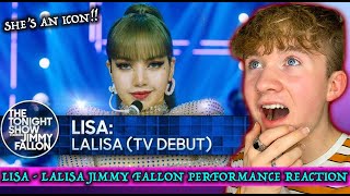 LISA  LALISA JIMMY FALLON PERFORMANCE REACTION [upl. by Frierson]