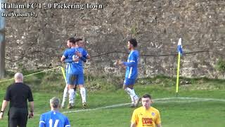 Hallam FC 3  0 Pickering Town [upl. by Anirtap684]