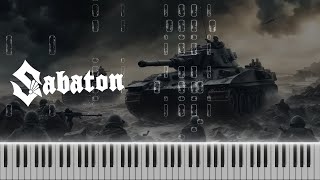 Sabaton  Ghost Division  Piano Free Sheet Music [upl. by Therine]